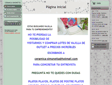 Tablet Screenshot of ceramica-simonetta.com
